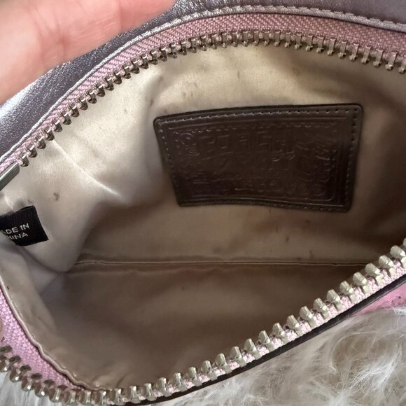 COACH Pink Poppy Sequin Spotlight Clutch - Picture 3 of 6